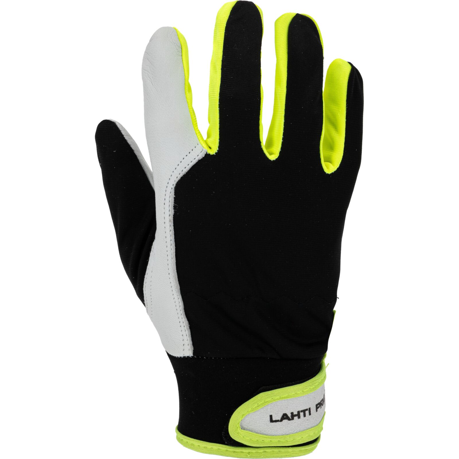 LahtiPro Arbetshandskar i läder, svart-gula, CE, LAHTI (Handskestorlek : 8 [M] Handlängd 18,2cm Omkrets 20,3cm) - 5