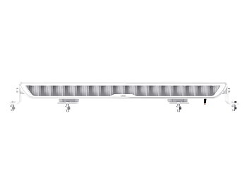 OZZ XB1 20" White utan pos med dynamisk reflektor 533 mm