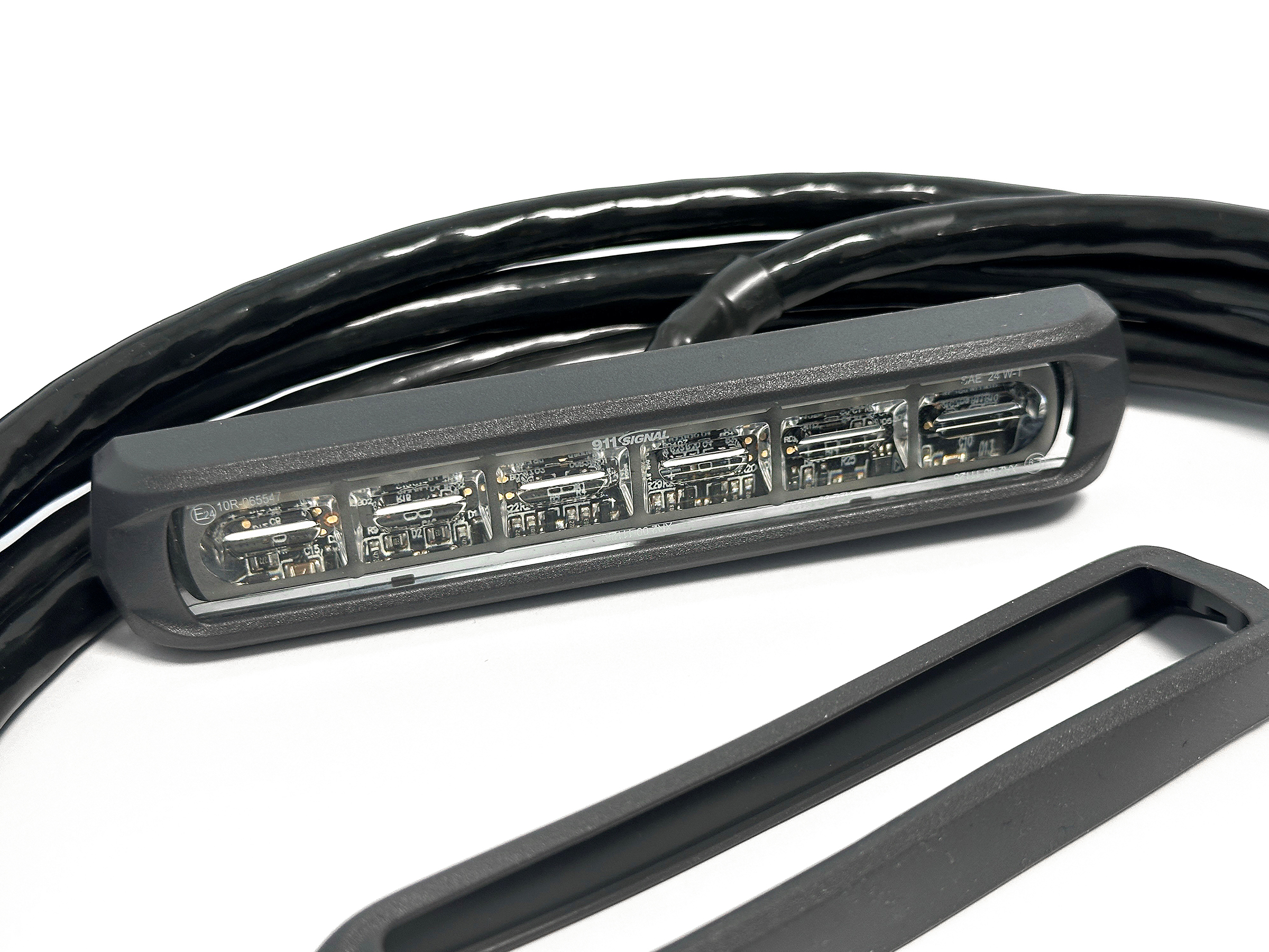 Enkelradigt Blixtljus 130 mm Böjbart 3 m ADR kabel - 3