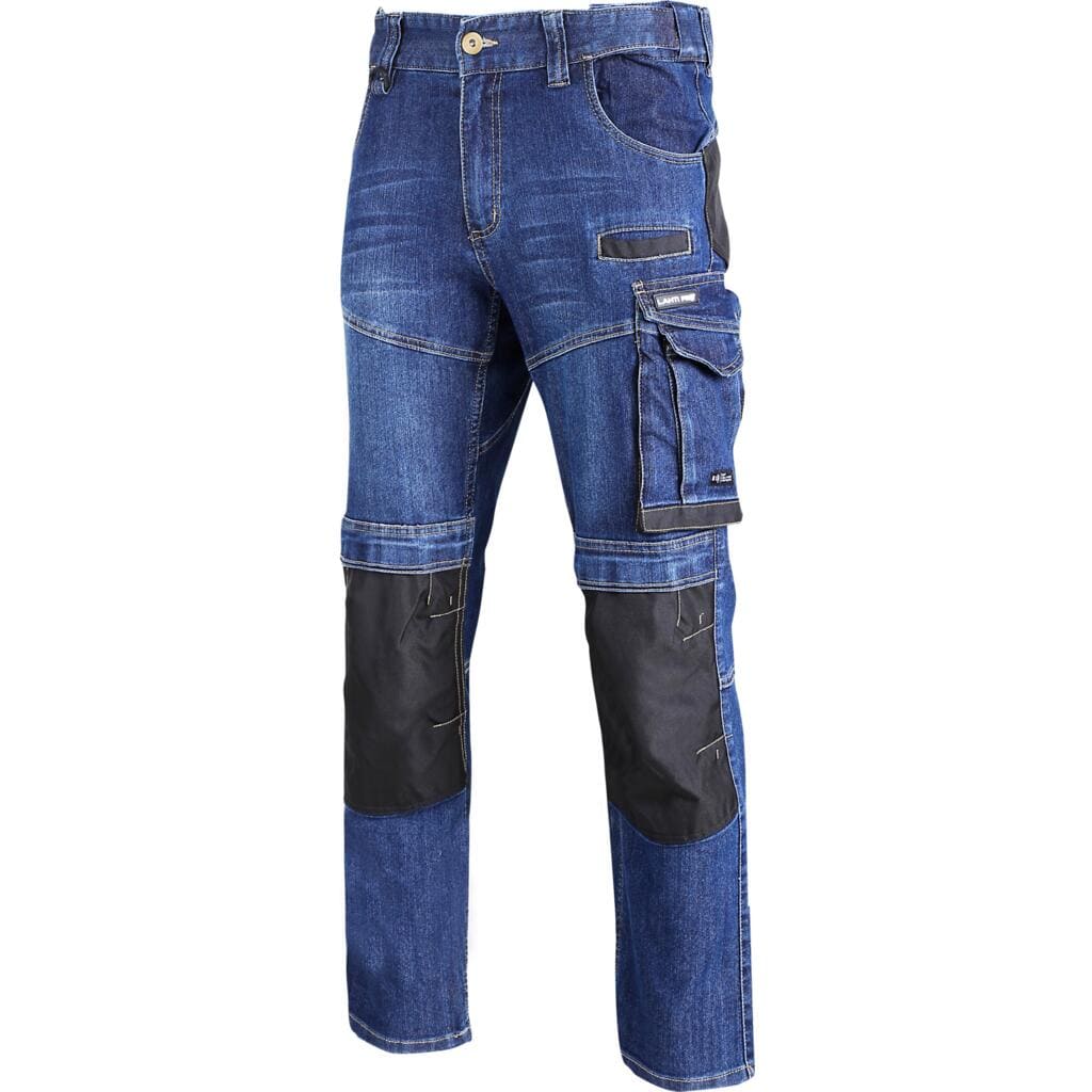 LahtiPro Jeansbyxor med förstärkningar, blåa, CE, LAHTI (Storlek : 3XL)