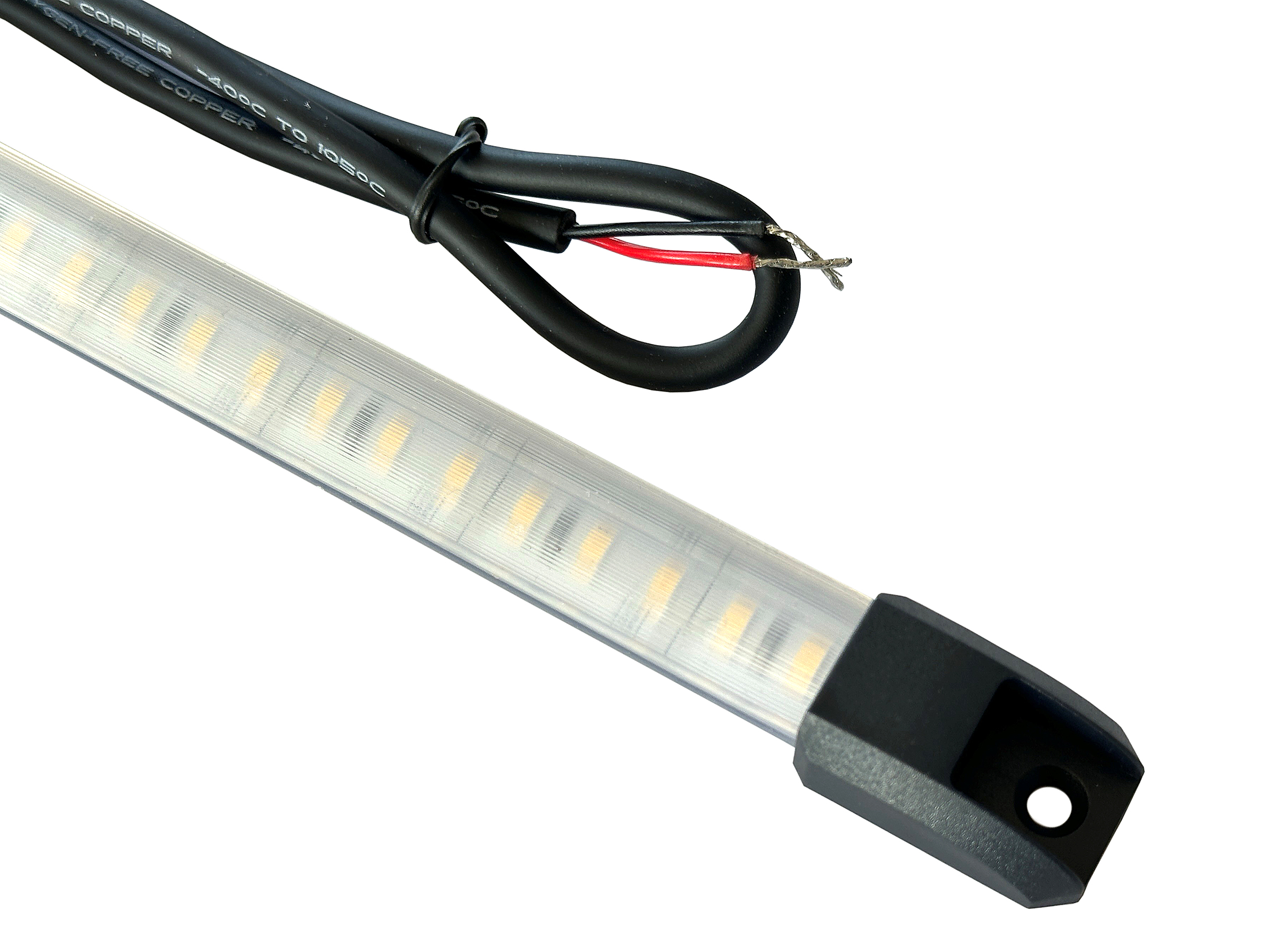 Gecko Silicone Led Light DC 12 V 350 mm, varmvit - 4