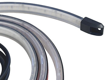 Gecko Silicone Led Light DC 12 V 2000 mm, varm vit+kall vit