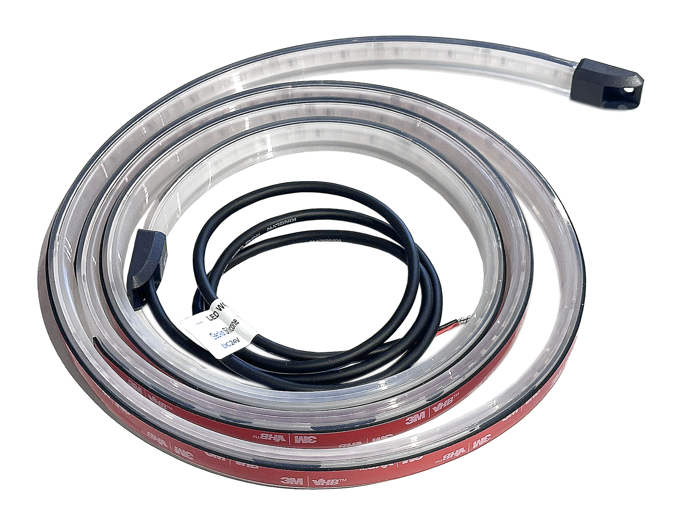 Gecko Silicone Led Light DC 12 V 2000 mm, varm vit+kall vit