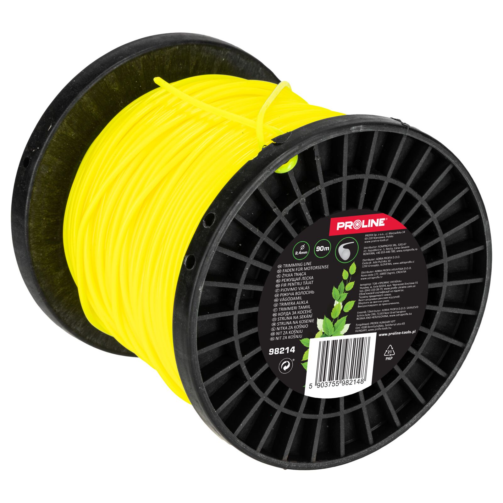 PROLINE TOOLS Trimmerlina Rund 2, 4 mm x 90m, Proline - 3