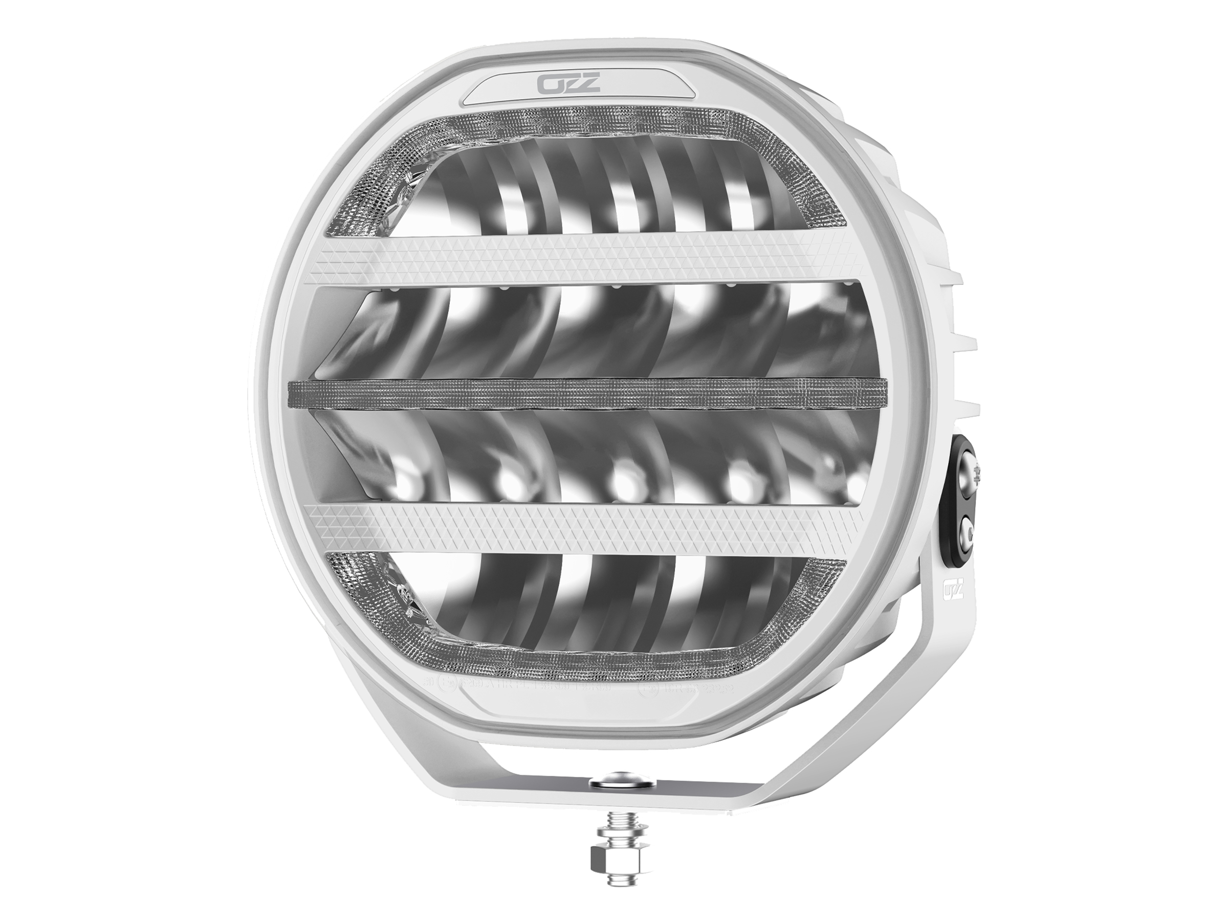 OZZ XR3 P9 R65 med varningsljus Arctic Edition White – 12 st - 5