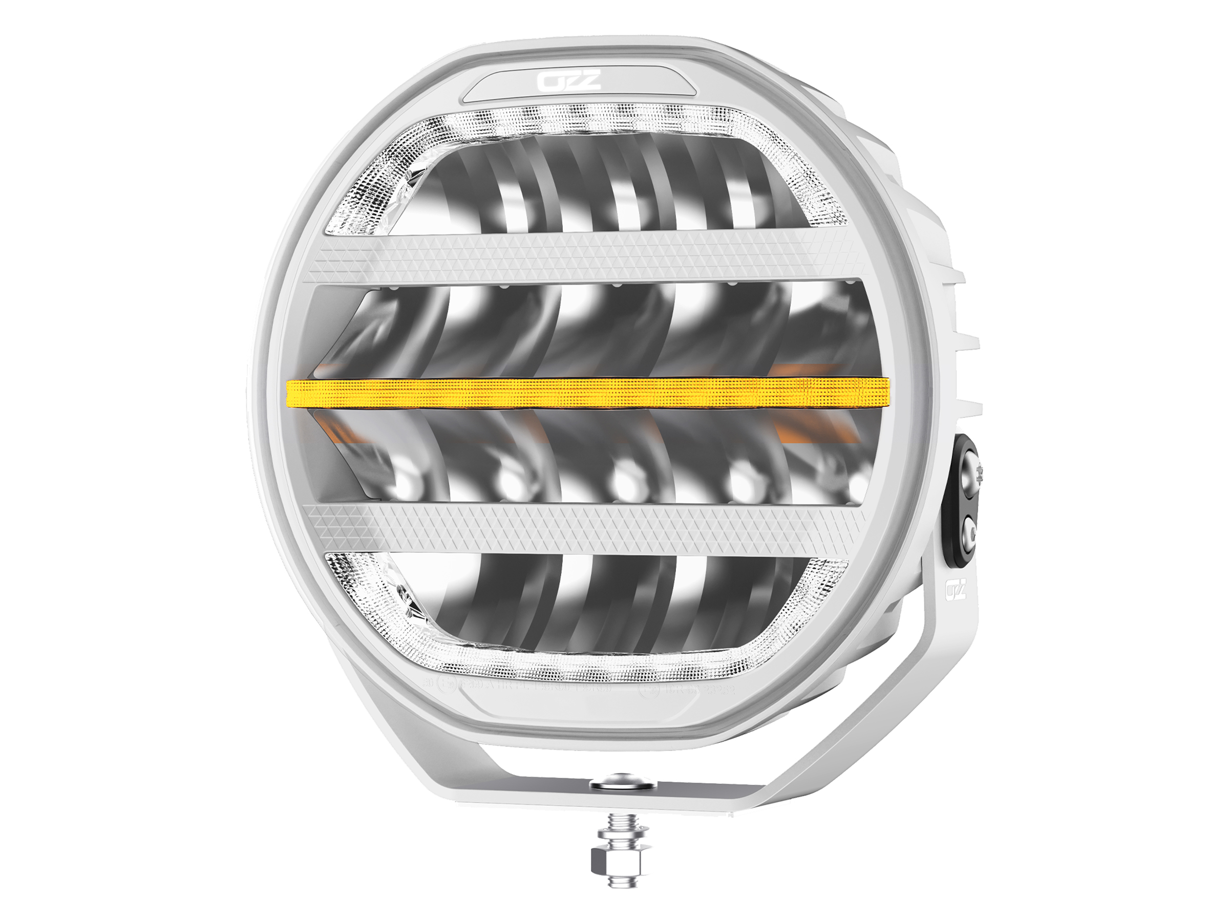 OZZ XR3 P9 R65 med varningsljus Arctic Edition White – 12 st - 2