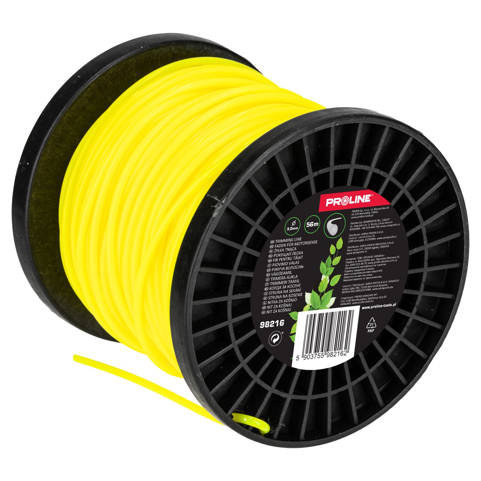 PROLINE TOOLS Trimmerlina Rund 3, 0 mm x 90m, Proline - 3