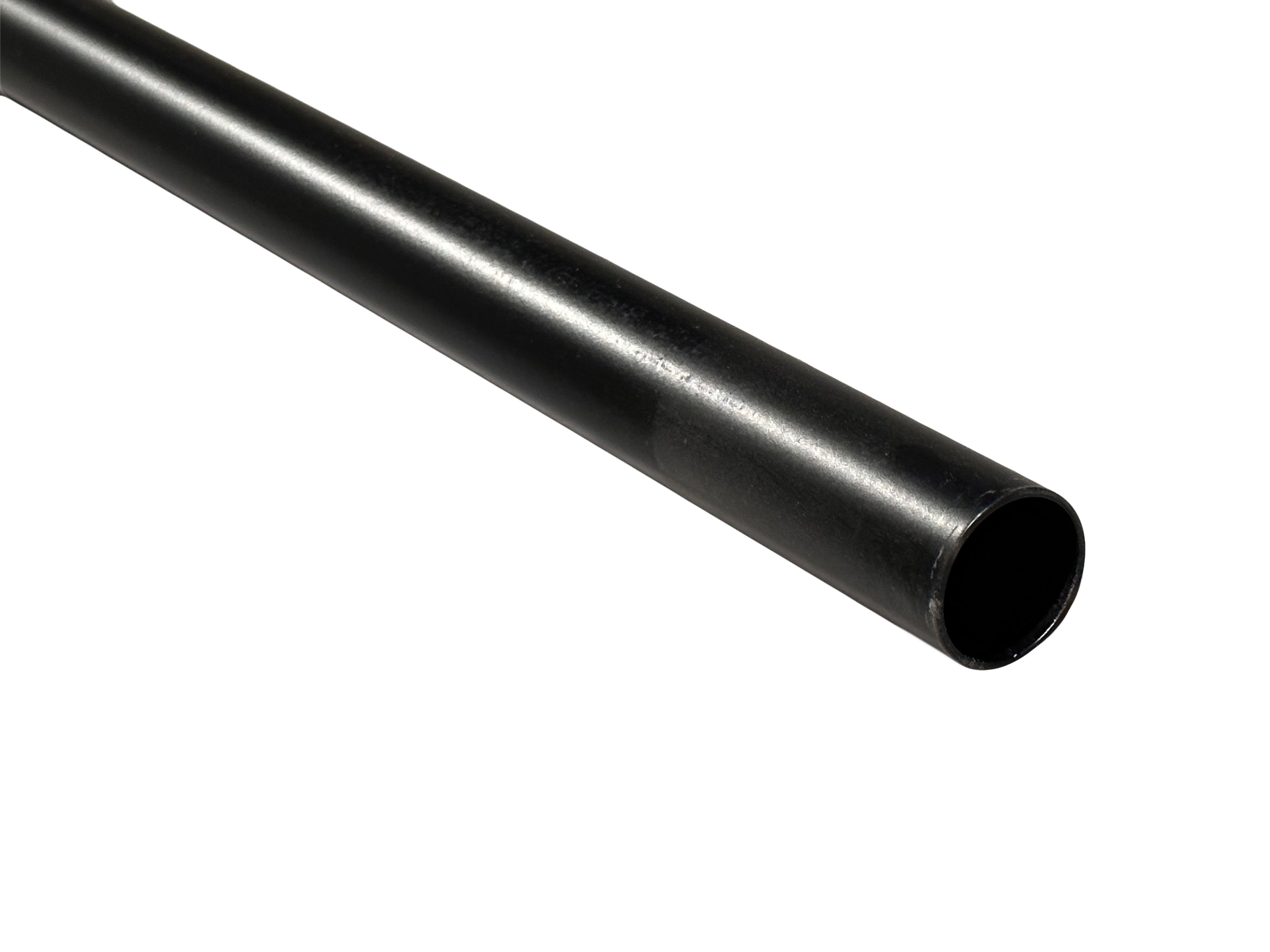 Rör svart plastöverdraget, L=3000 mm, D=23 mm