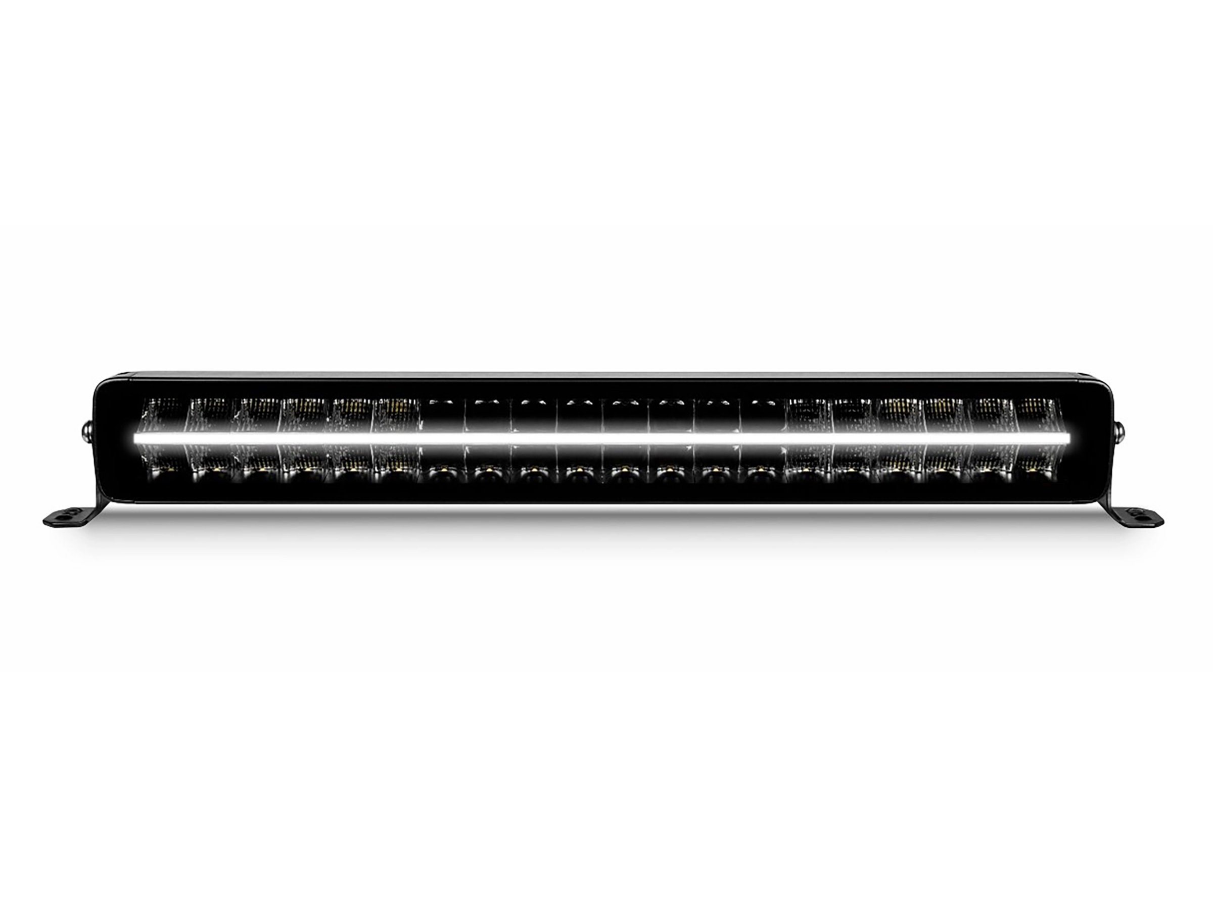 BriodLights Ljusramp Dubbelradig Pos. ljus vit/orange 560 mm