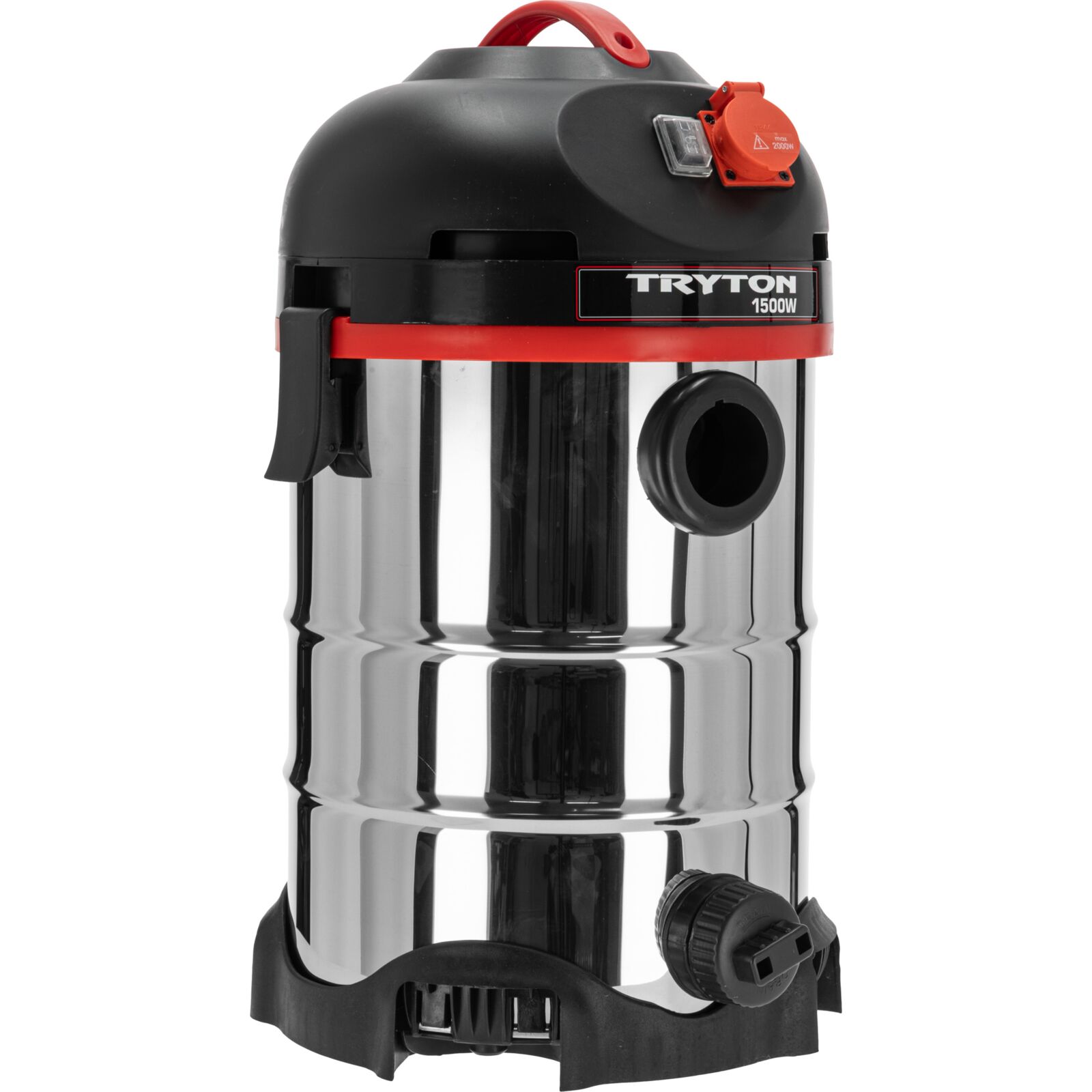 Tryton Industridamsugare 1500W, 30L, med extra uttag - 3