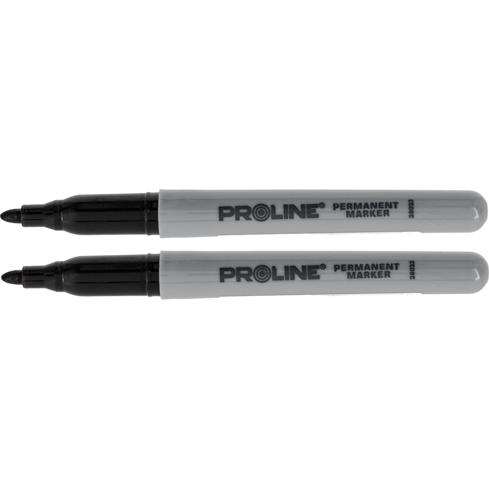 PROLINE TOOLS Permanent Markörer Bullet 2st, Svart, Butiksförpackning, Proline - 2