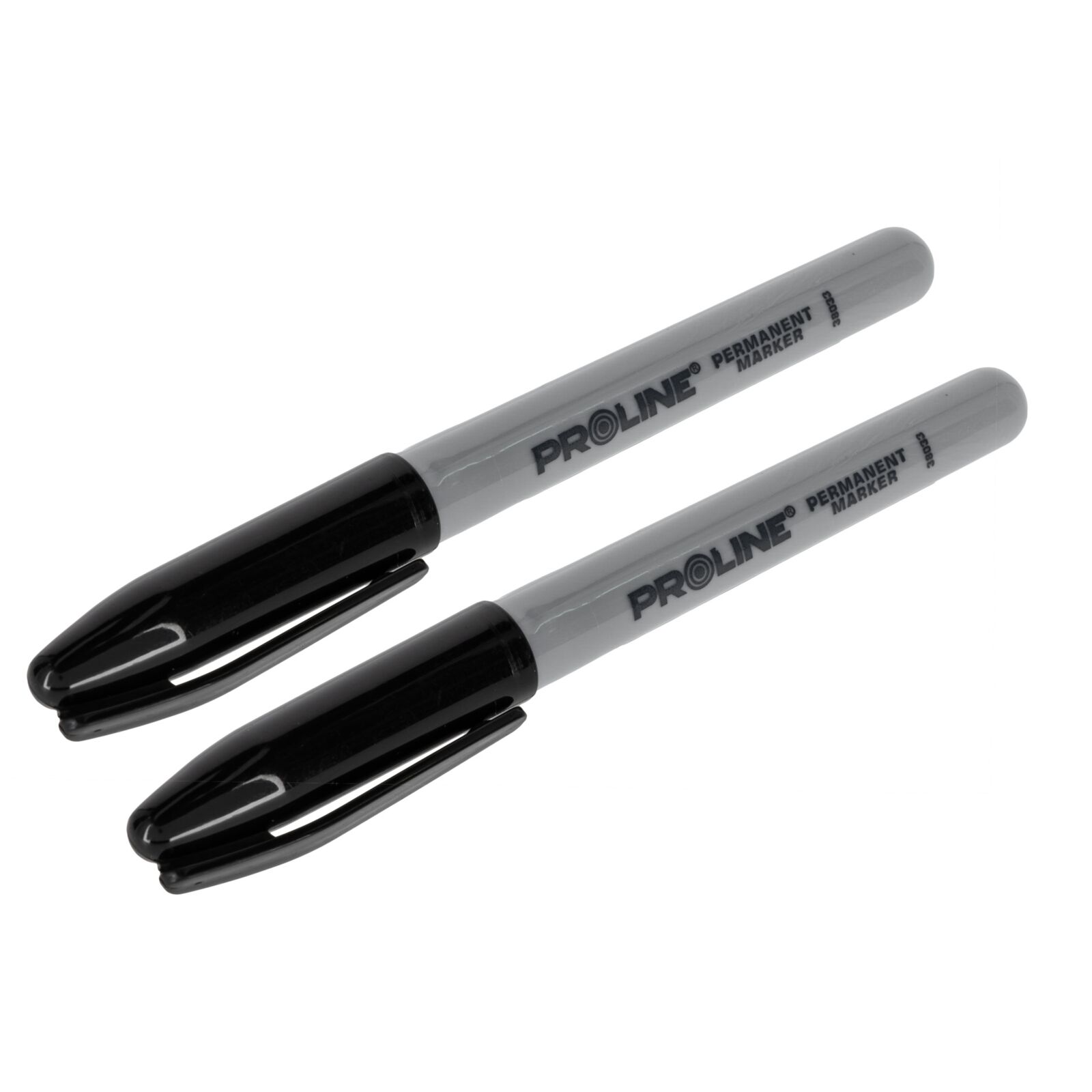 PROLINE TOOLS Permanent Markörer Bullet 2st, Svart, Butiksförpackning, Proline - 3