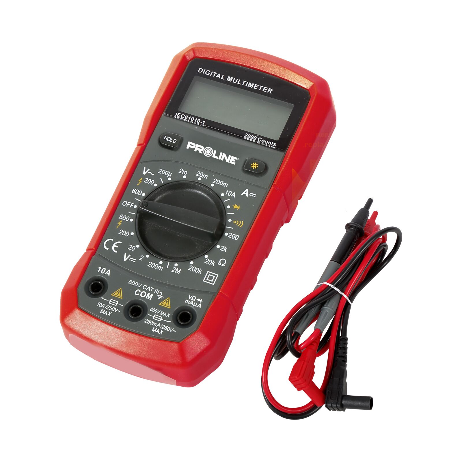 PROLINE TOOLS Digitalmultimeter 600V, Proline