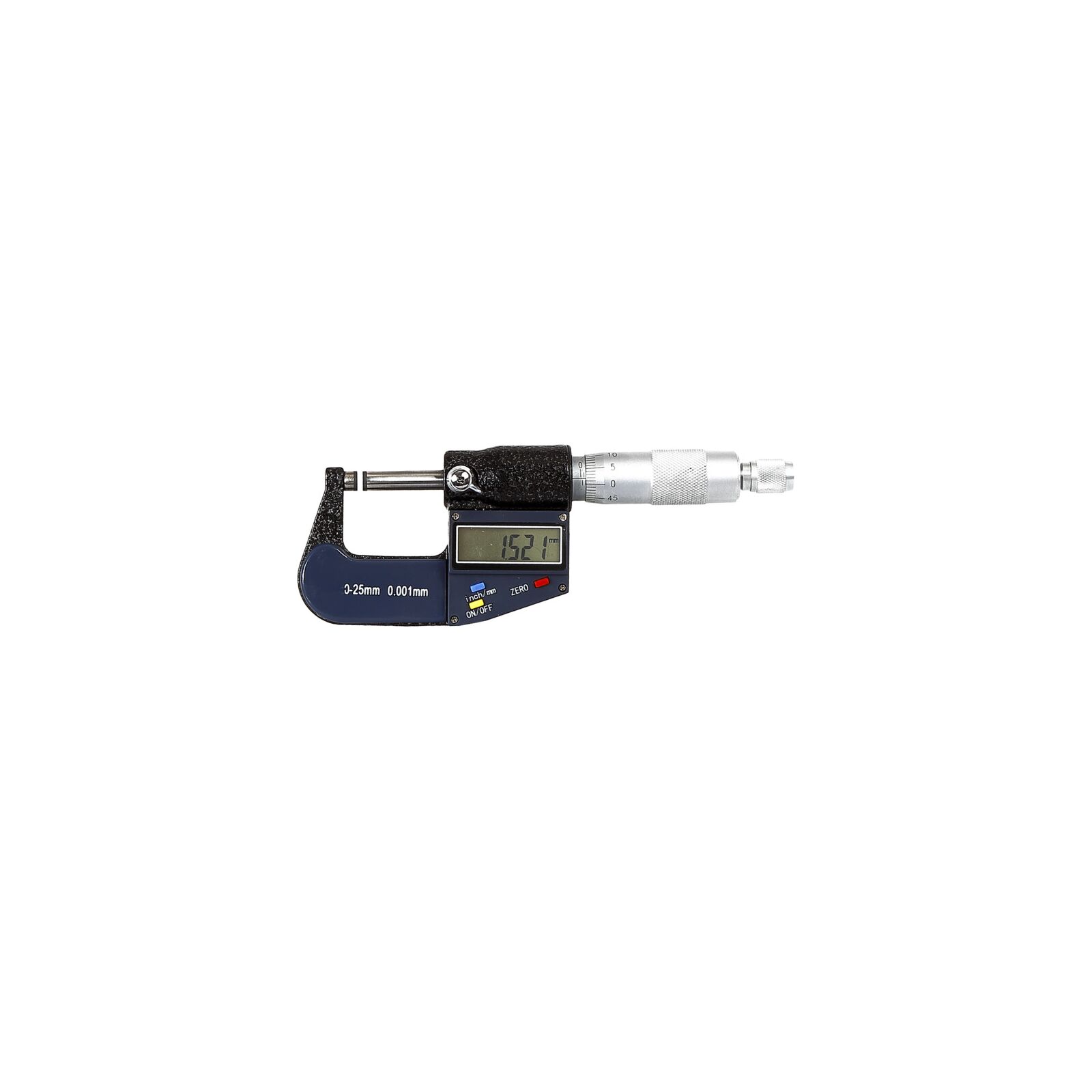 PROLINE TOOLS Mikrometer Elektronisk 0-25 mm, Noggrannhet 0, 001 mm, CE, Proline
