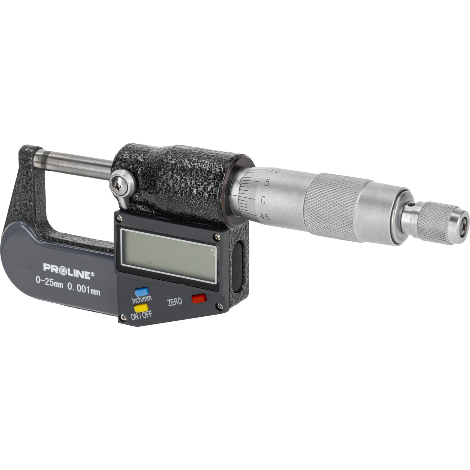 PROLINE TOOLS Mikrometer Elektronisk 0-25 mm, Noggrannhet 0, 001 mm, CE, Proline - 6