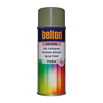 Belton Sprayfärg Gulgrå RAL 7034 400 ML