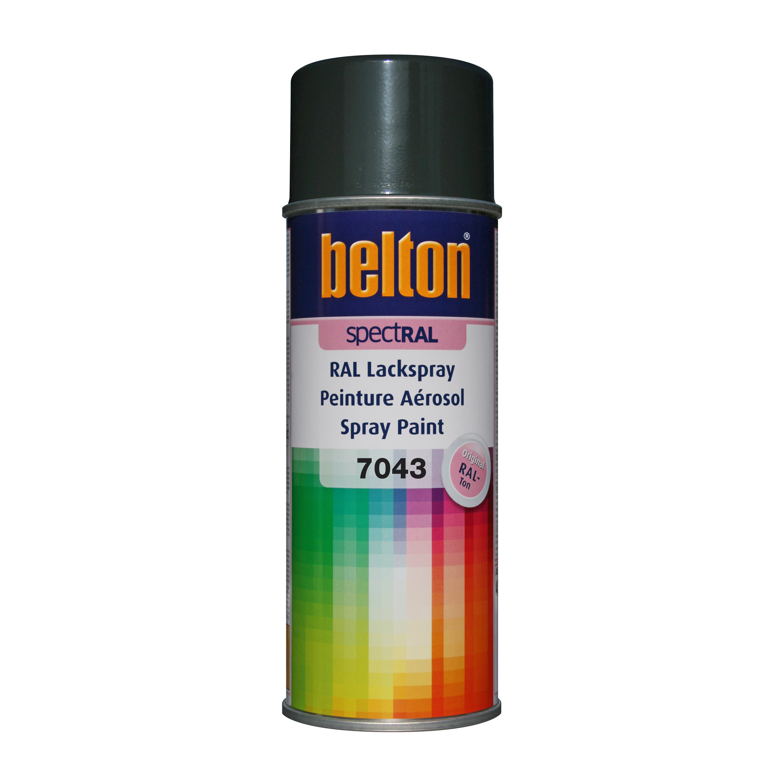 Belton Sprayfärg Trafikgrå B RAL 7043 400 ML - 2