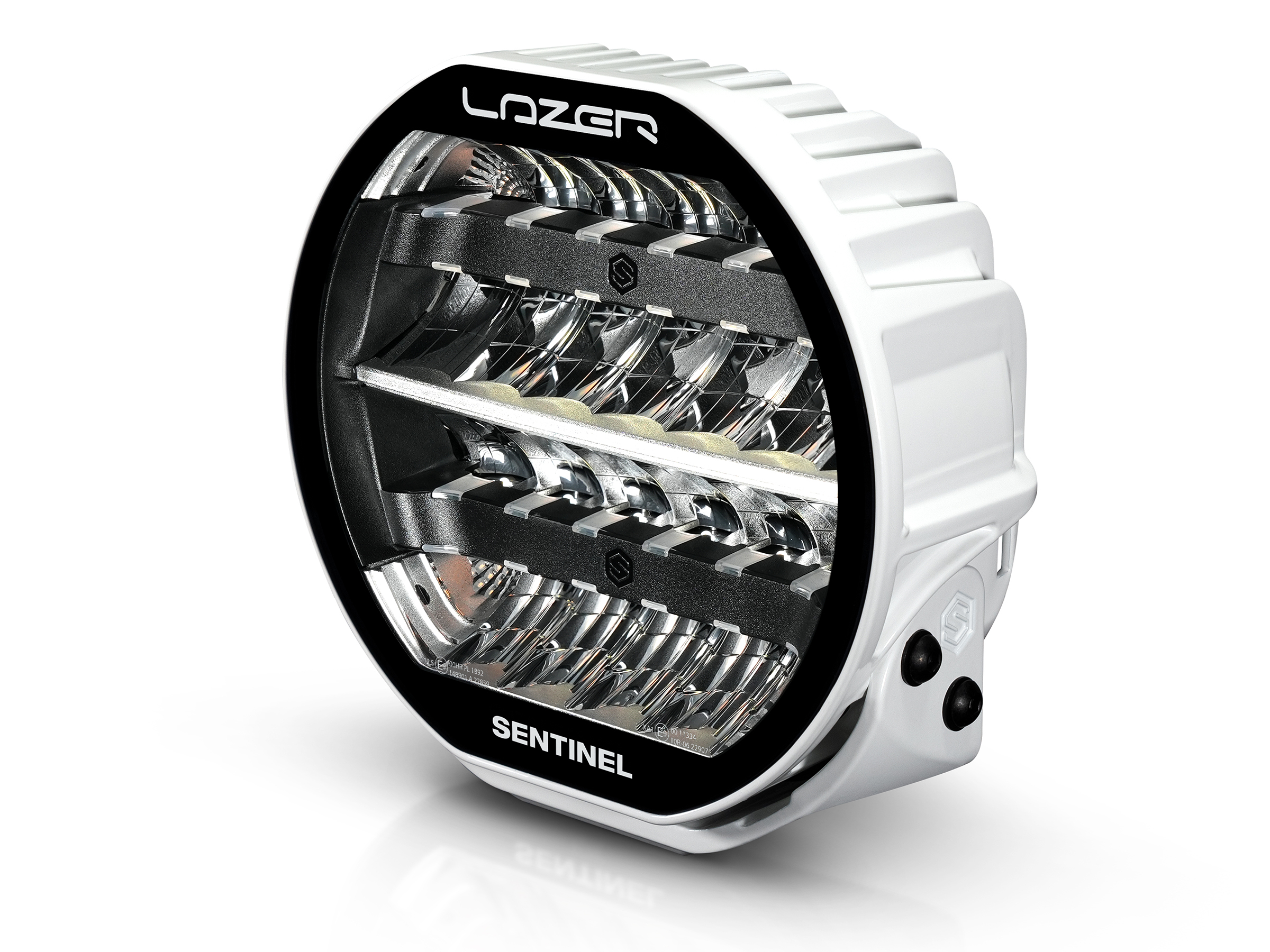 Lazer Sentinel 9" Highline (White) + Beacon - 5