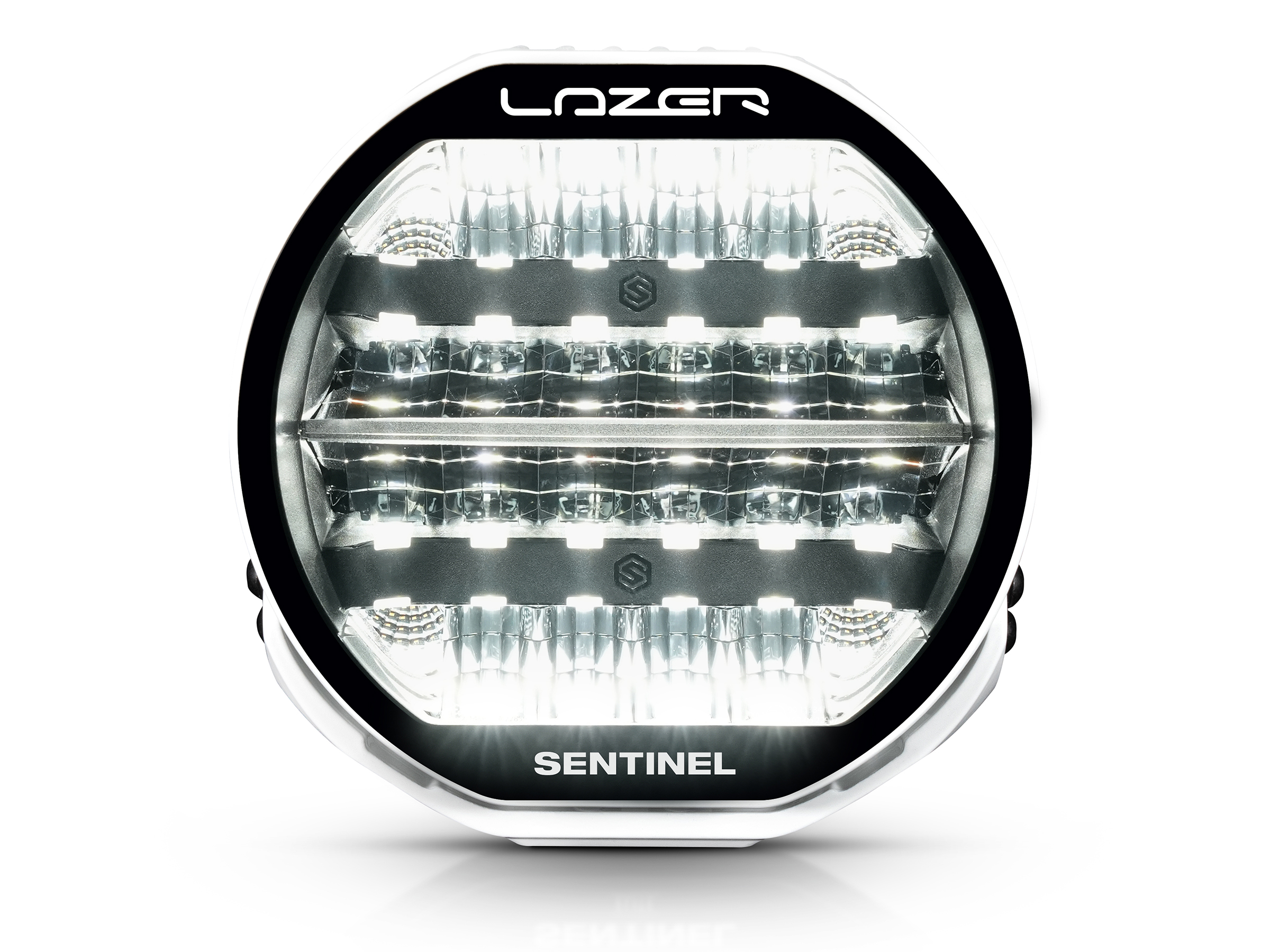 Lazer Sentinel 9" Highline (White) + Beacon - 4