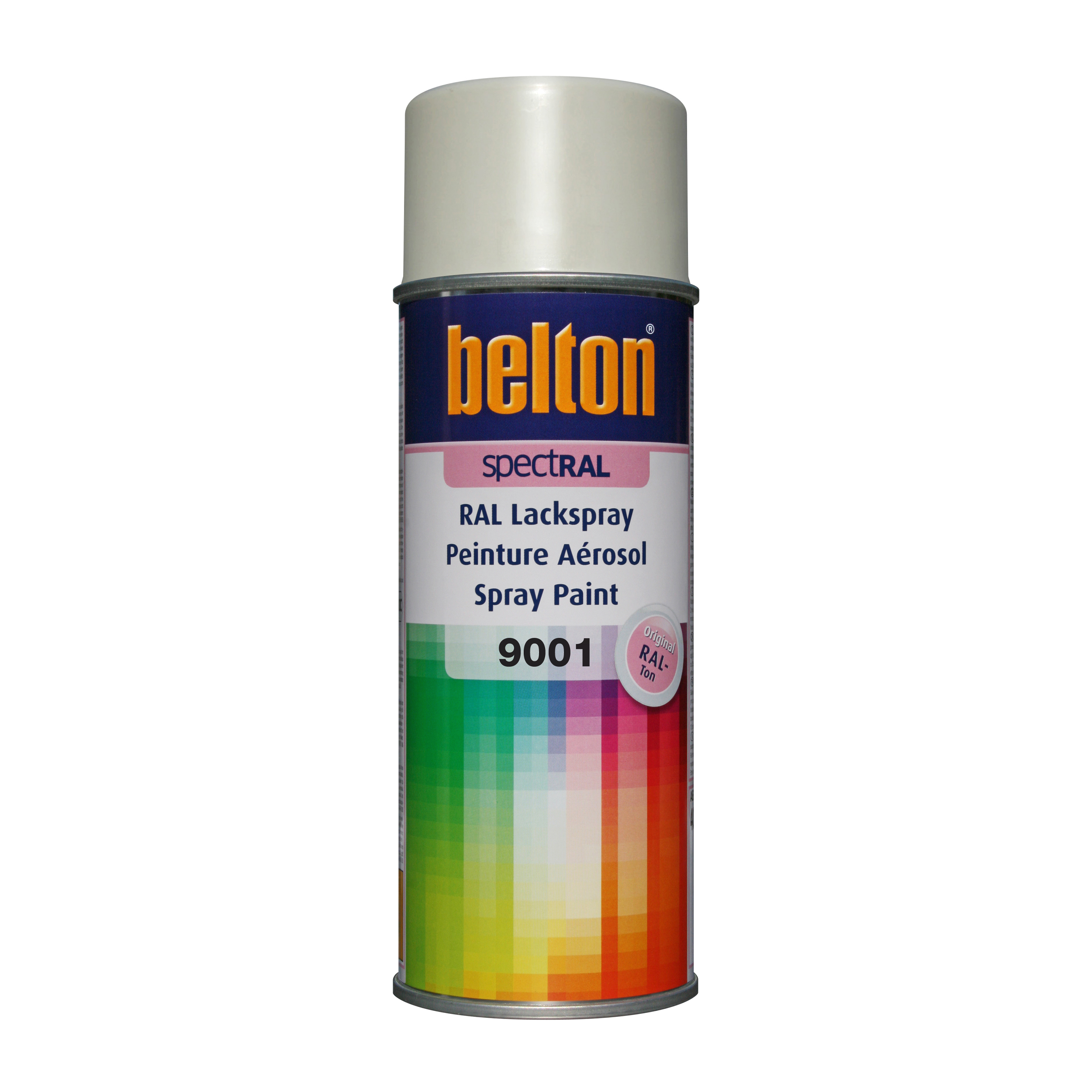 Belton Sprayfärg Cremevit RAL 9001 400 ML - 2