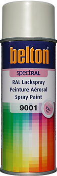 Belton Sprayfärg Cremevit RAL 9001 400 ML