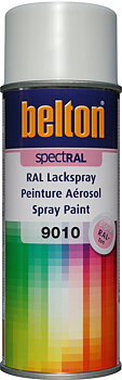 Belton Sprayfärg Blank Vit RAL 9010 400 ML