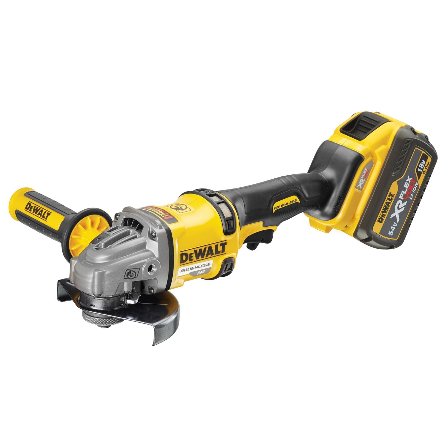 Vineklslip 54V 6.0Ah XR FlexVolt Li-Ion sladdlös, borstfri 125 mm (5), DEWALT - 2