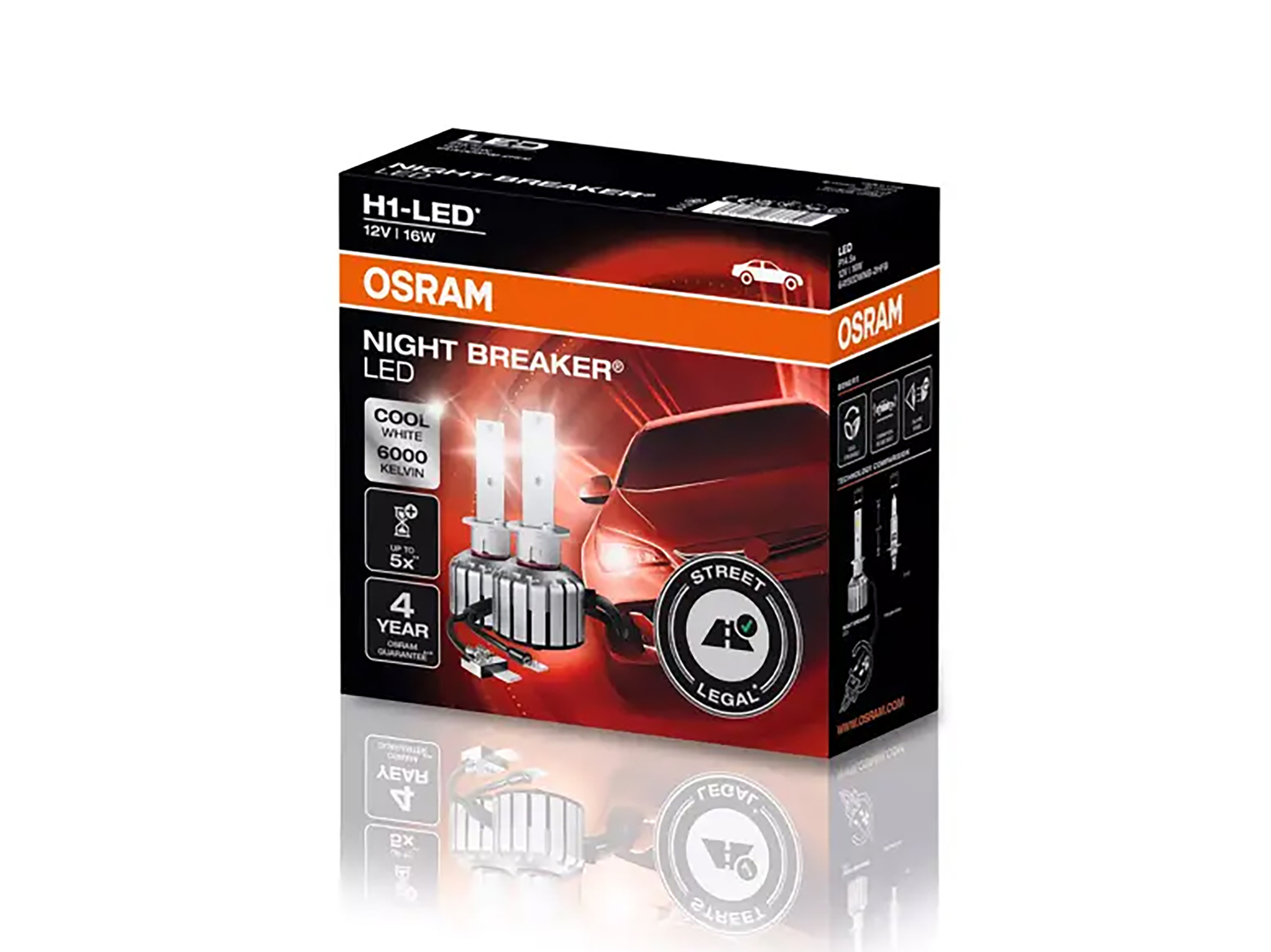 NIGHT BREAKER® LED H1 2-pack
