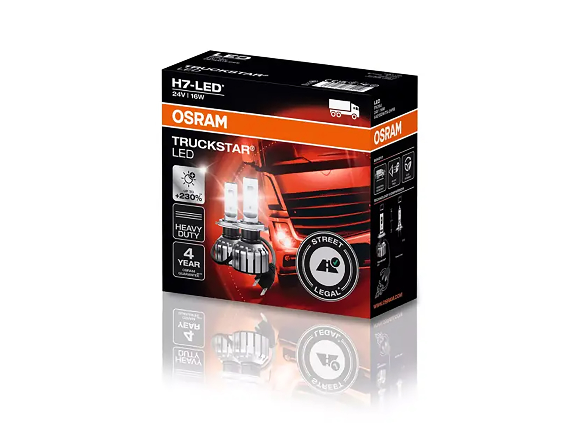 TRUCKSTAR® LED H7 2-pack 24V - 2