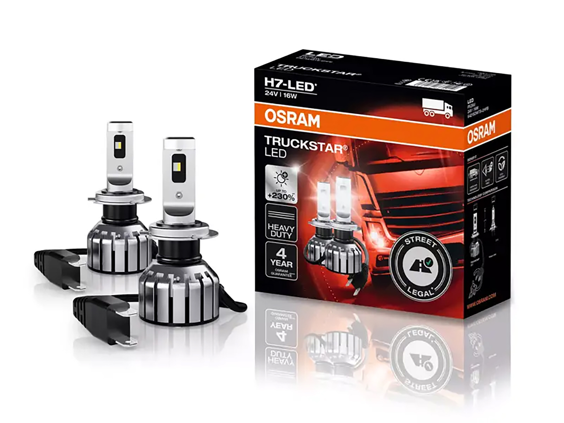 TRUCKSTAR® LED H7 2-pack 24V - 3