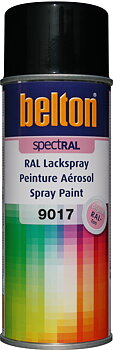 Belton Sprayfärg Trafiksvart RAL 9017 400 ML