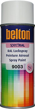 Belton Sprayfärg Signalvit RAL 9003 400 ML