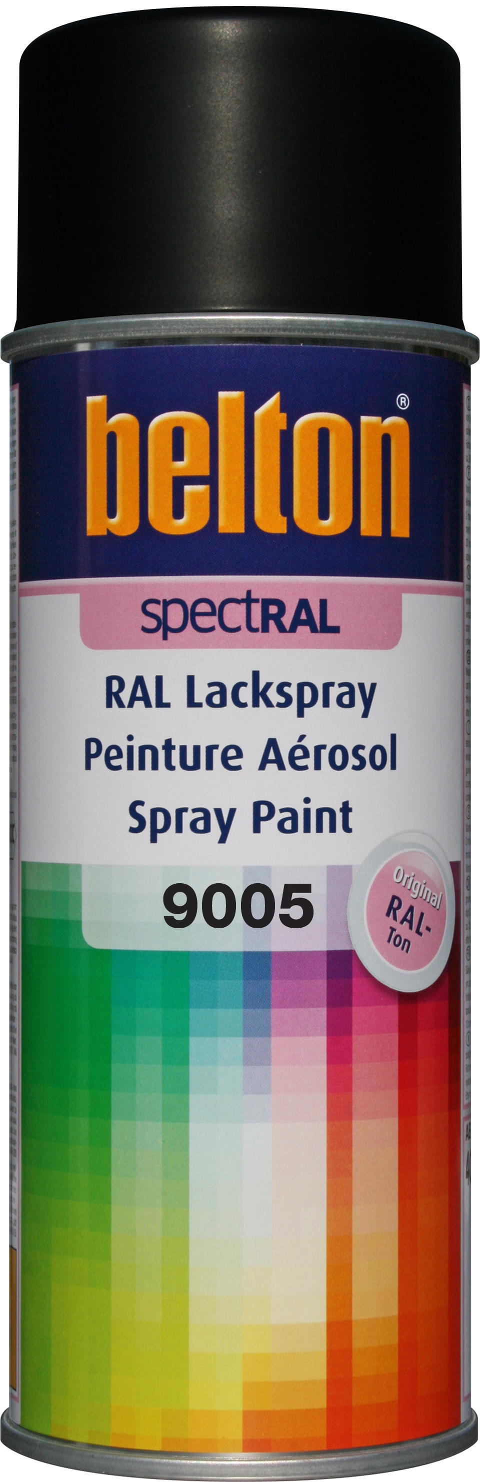 Belton Sprayfärg Halvblank Svart RAL 9005 400 ML