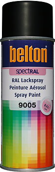 Belton Sprayfärg Halvblank Svart RAL 9005 400 ML