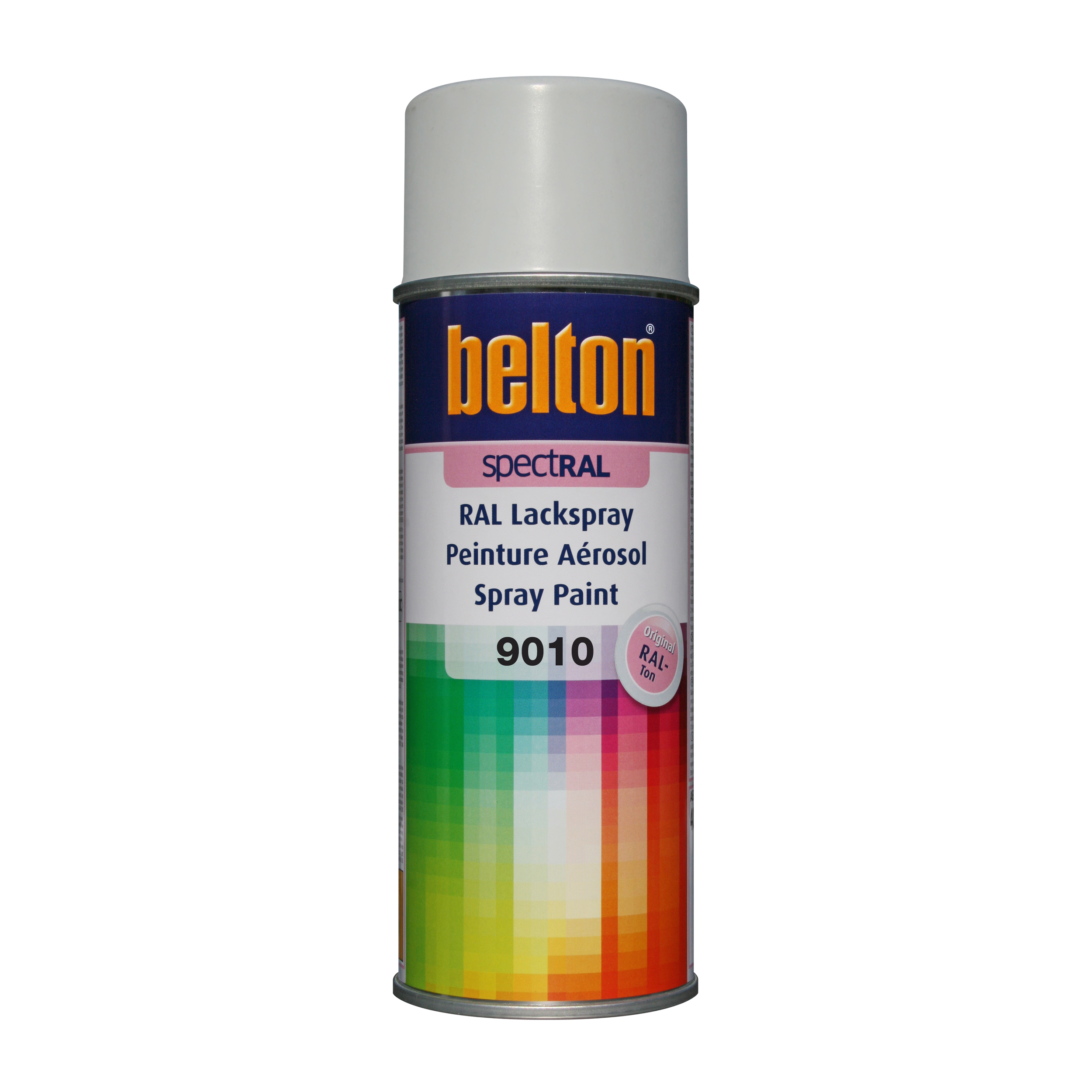 Belton Sprayfärg Halvblank Vit RAL 9010 400 ML - 2