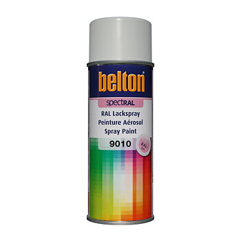 Belton Sprayfärg Halvblank Vit RAL 9010 400 ML