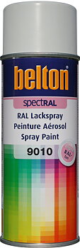 Belton Sprayfärg Halvblank Vit RAL 9010 400 ML