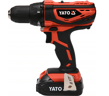 Yato Borrmaskin, skruvdragare, sladdlös, mycket stark 18V 2A 40Nm, 0-1650rpm, 2 växlar
