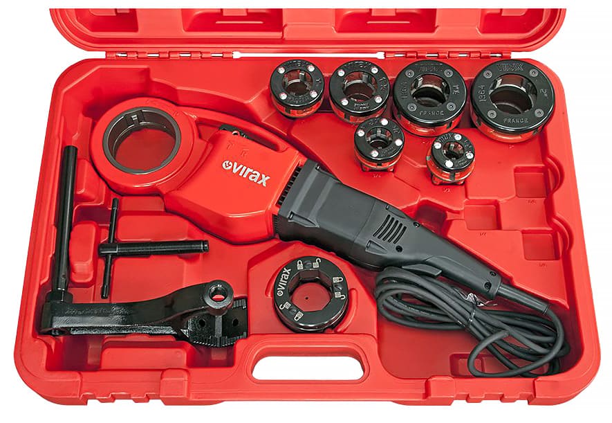 Elektrisk rörgängmaskin, sats gängkloppor 1/2 till 2 Virax® Phenix III