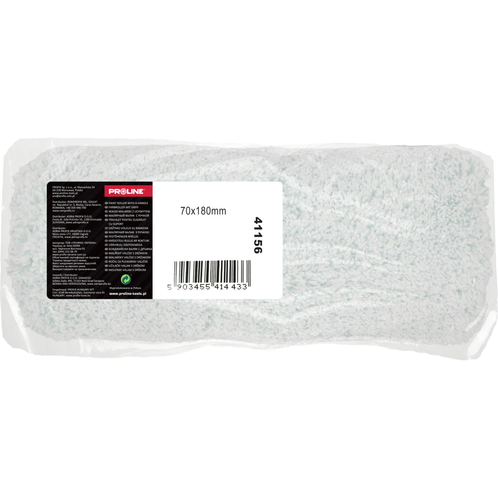 PROLINE TOOLS Rollersleeve Light Grön 50 x 18 mm, FI8, Proline - 2