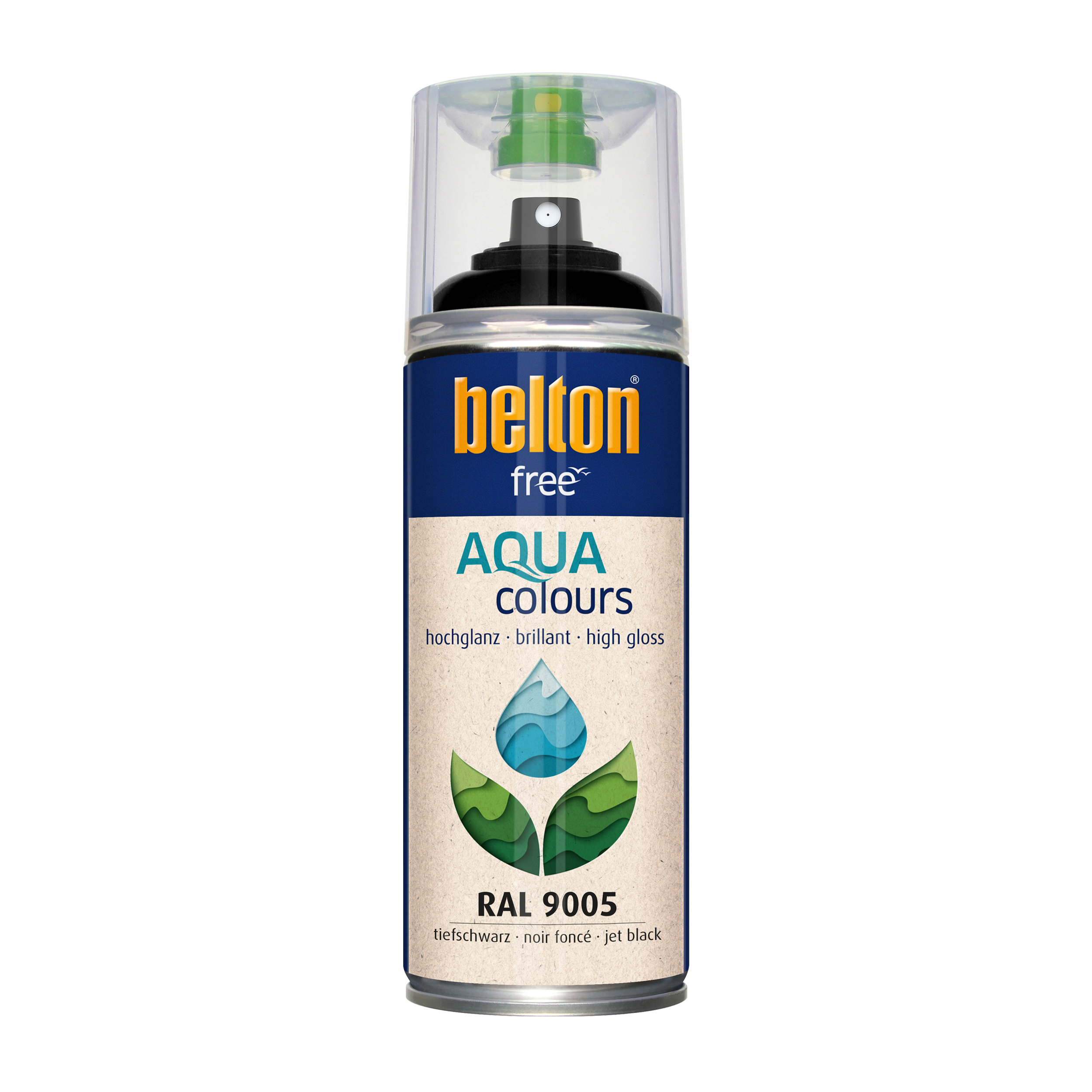 Belton Free Blank Svart RAL 9005 400 ML - 2