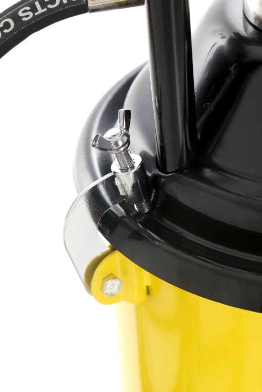 KRAFT&DELE Smörjpump 12L tryckluftsdriven, komplett sats med tillbehör - 4