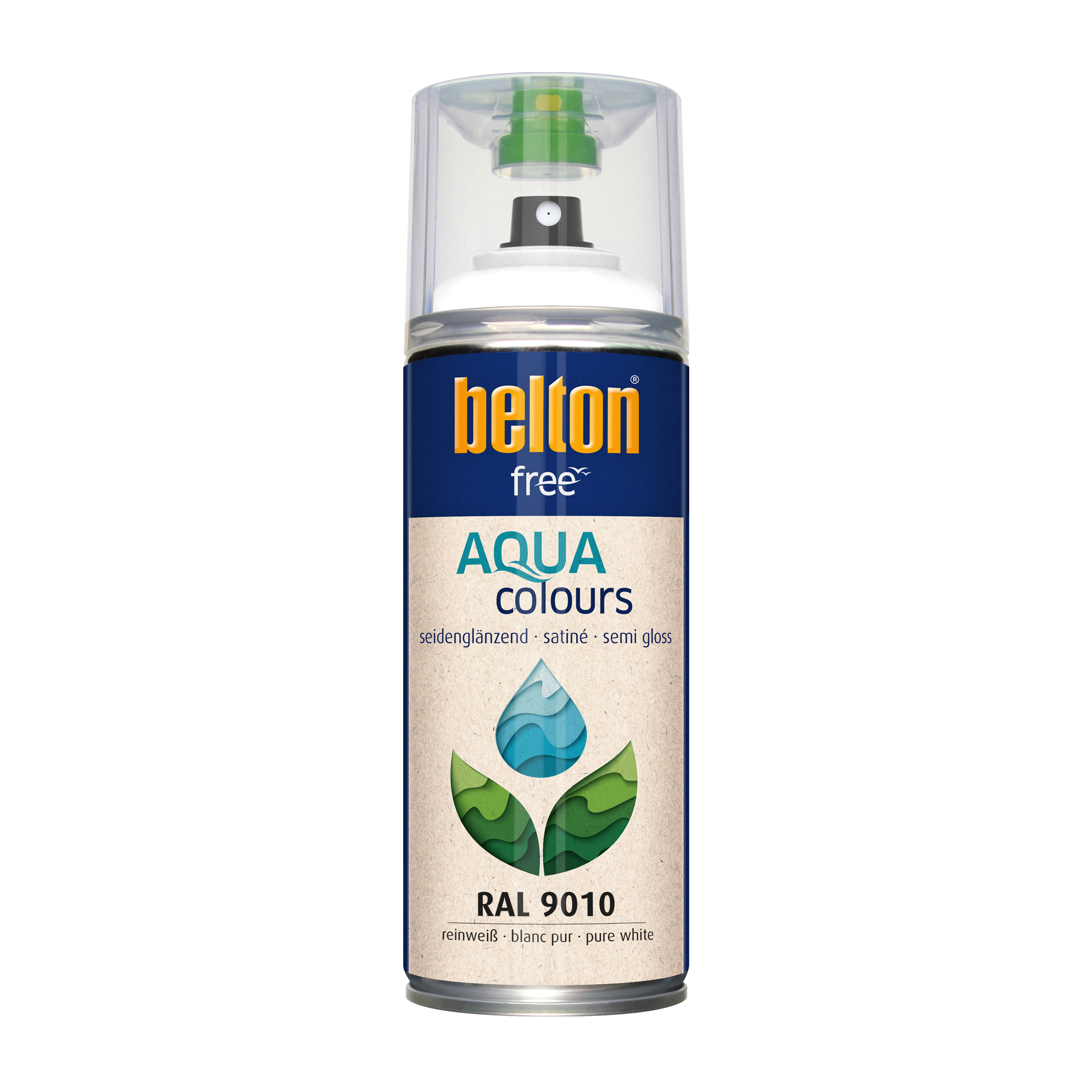 Belton Free Halvblank Vit RAL 9010 400 ML - 2