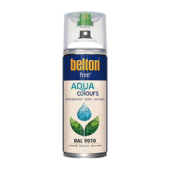 Belton Free Halvblank Vit RAL 9010 400 ML