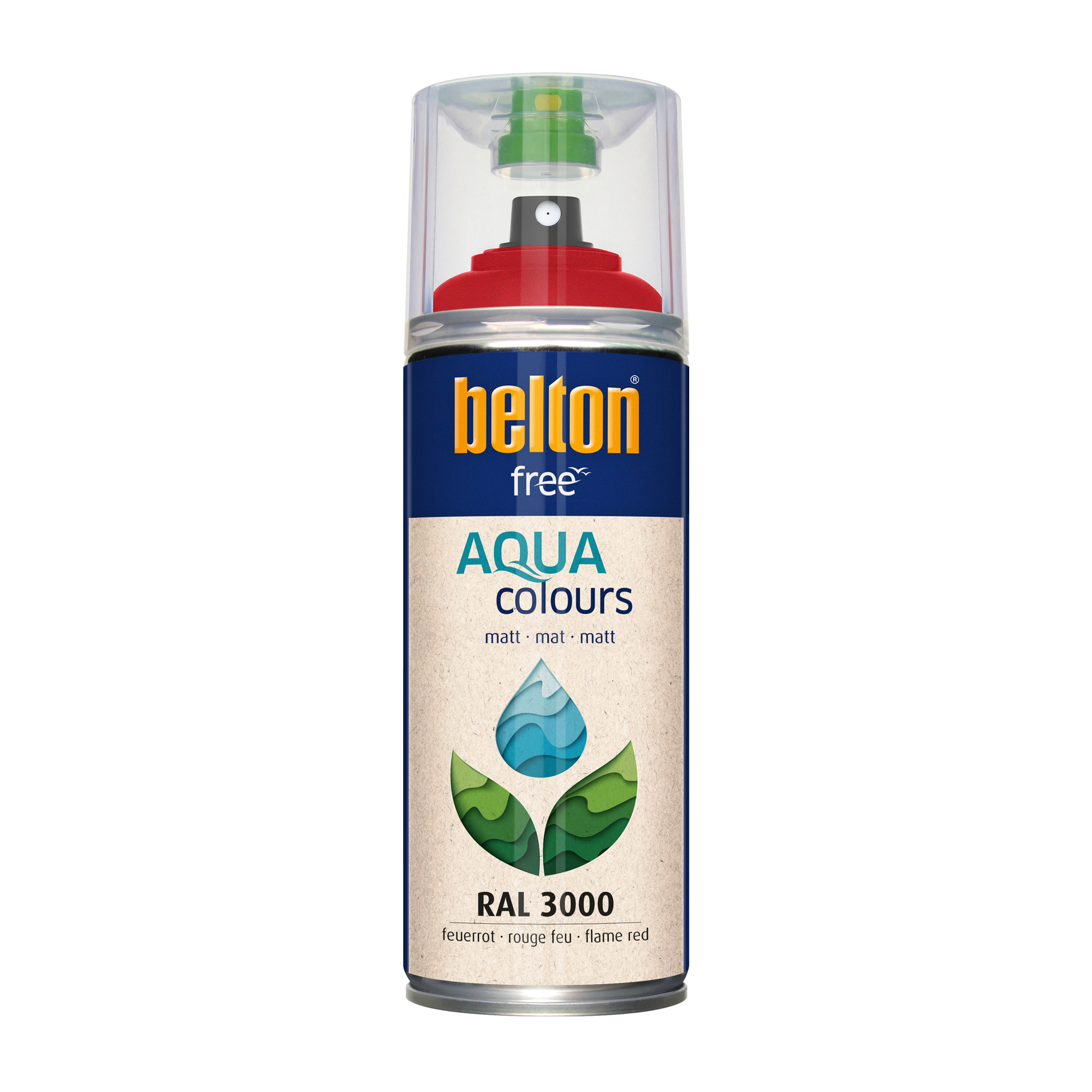Belton Free Matt Eldröd RAL 3000 400 ML - 2