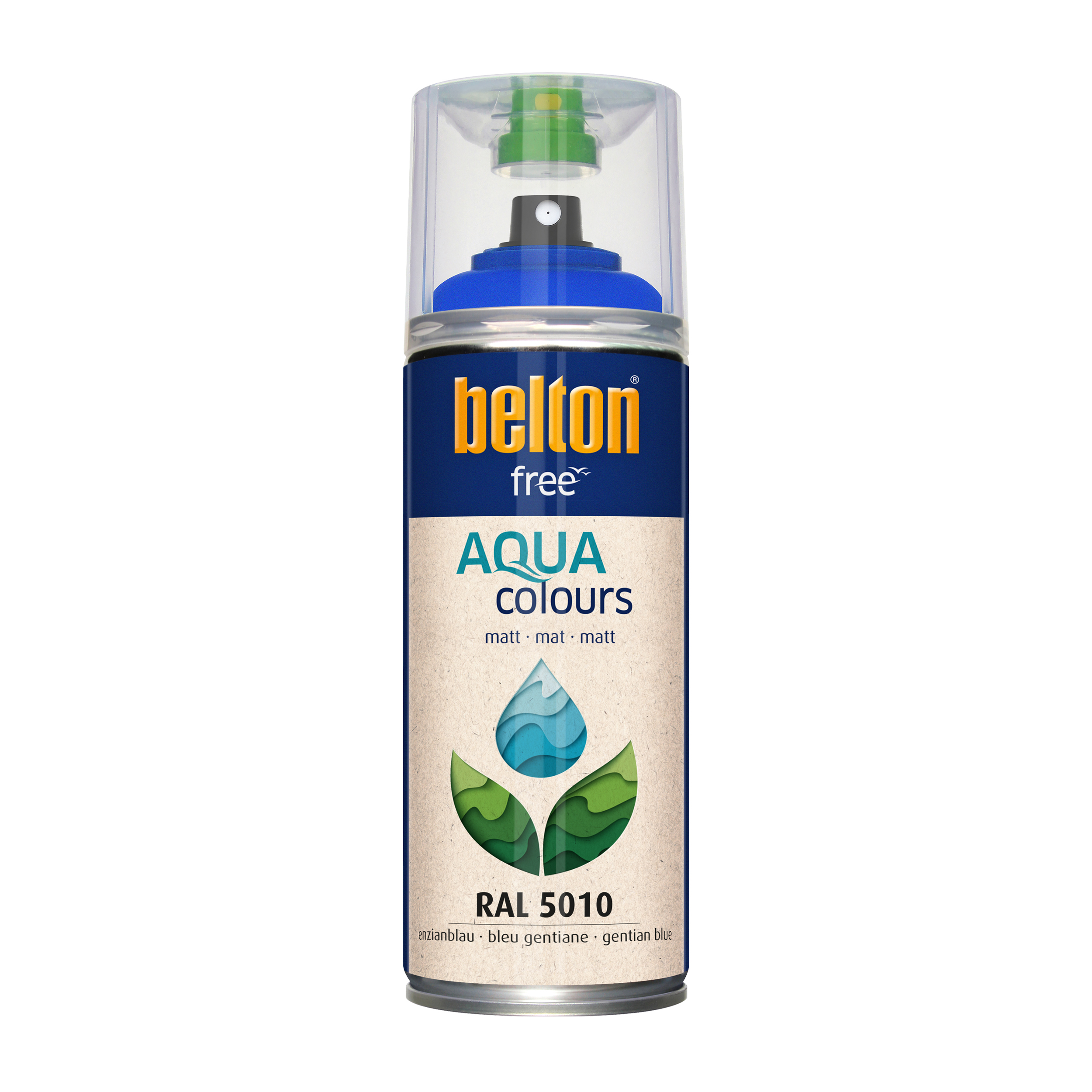 Belton Free Matt Gentianablå RAL 5010 400 ML - 2