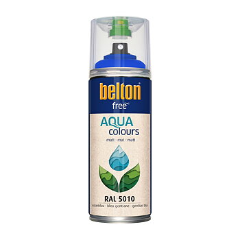 Belton Free Matt Gentianablå RAL 5010 400 ML