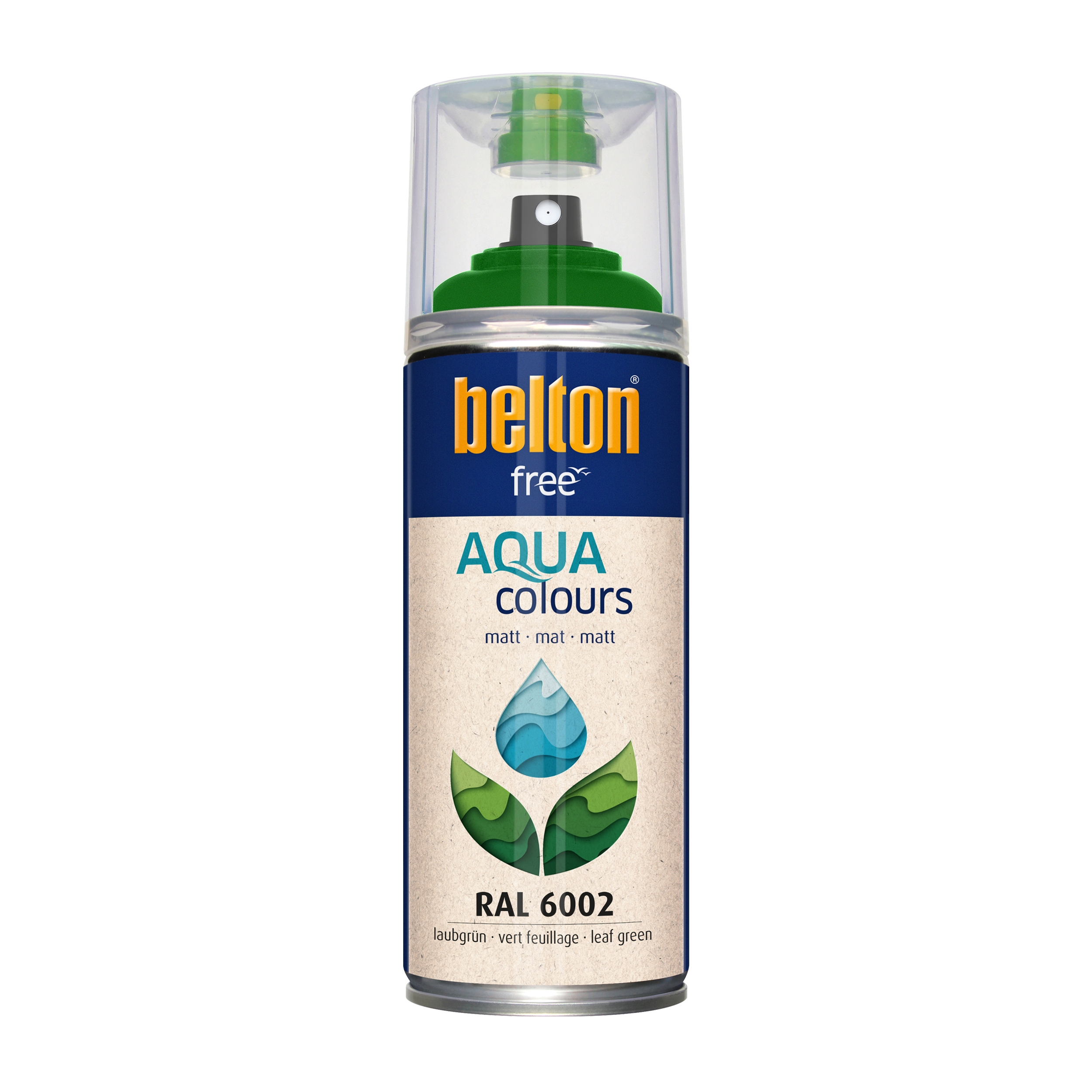 Belton Free Matt Lövgrön RAL 6002 400 ML - 2