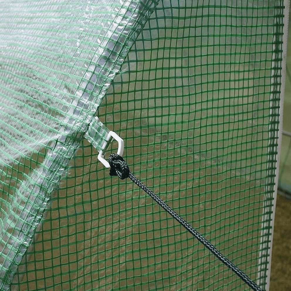 Odlingstält, växthustält höjd 2m, olika storlekar 6kvm-18kvm, med fönster, grön, Eco Garden (Storlek / yta : 3x6m) - 9