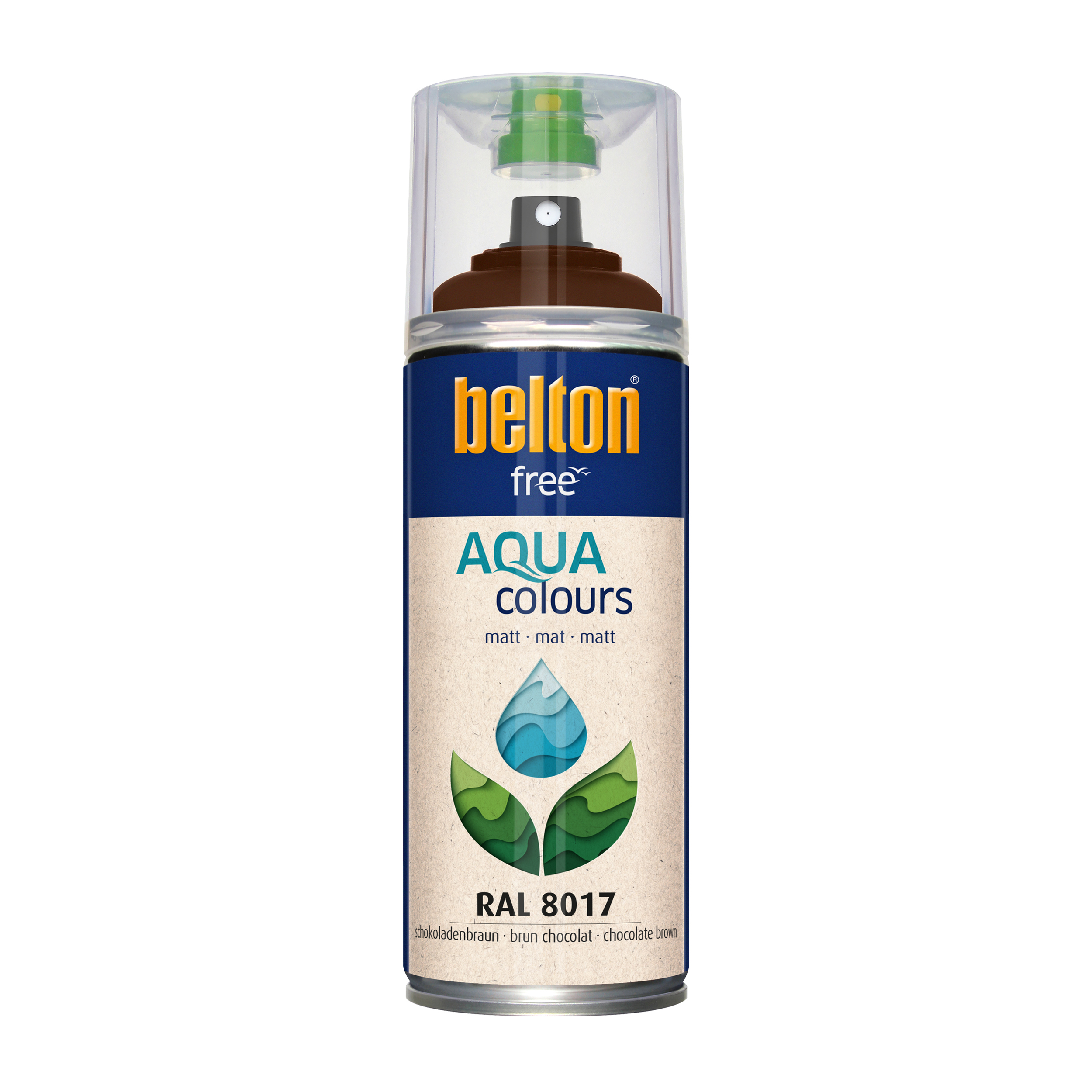 Belton Free Matt Chokladbrun RAL 8017 400 ML - 2